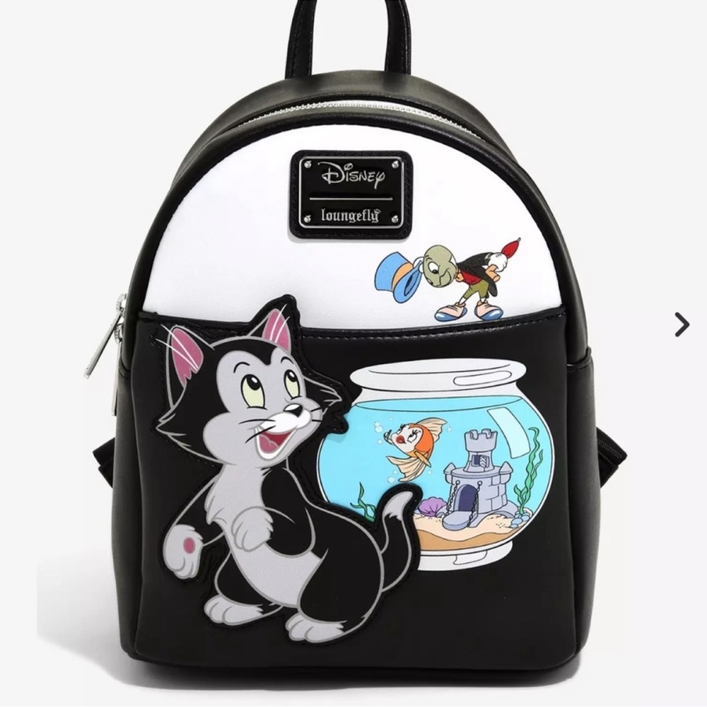 Loungefly Disney Pinocchio Figaro Mini Backpack - BoxLunch Exclusive-HTF
